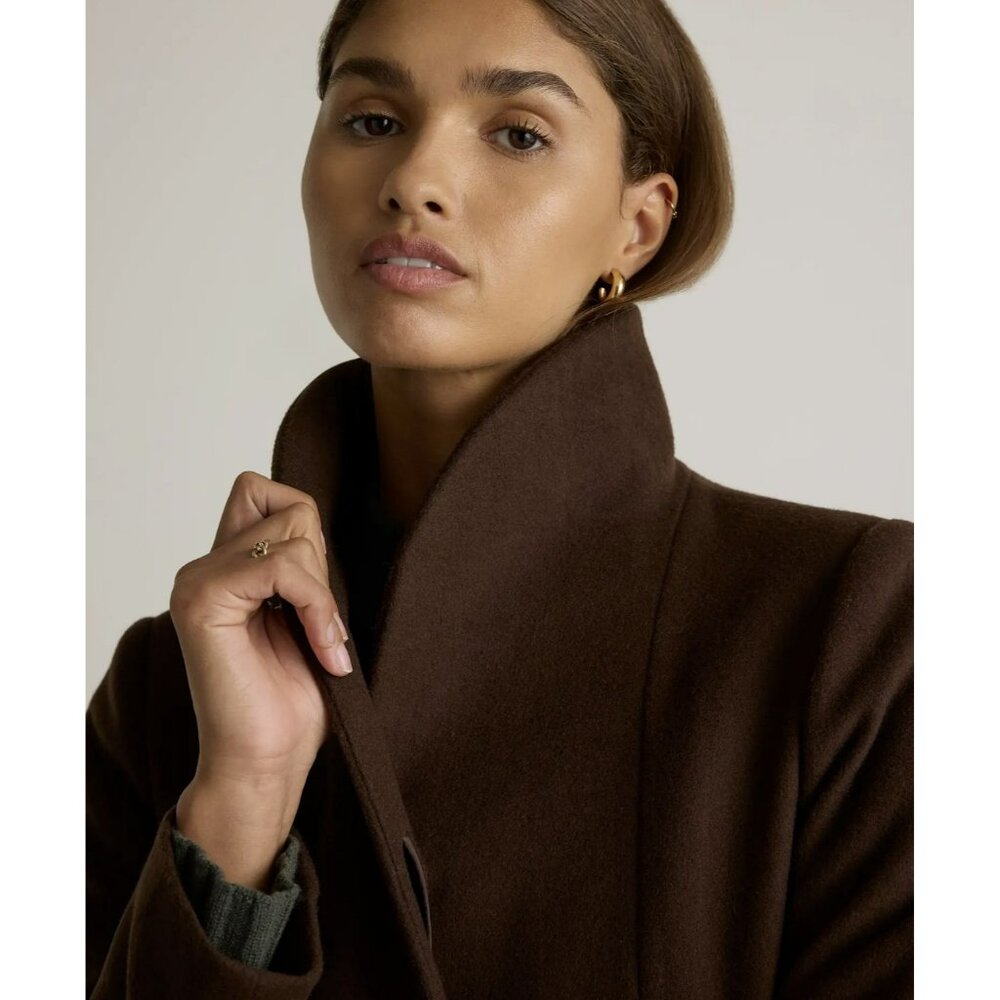 Quince Brown Trench Coat - Picture 4 of 11